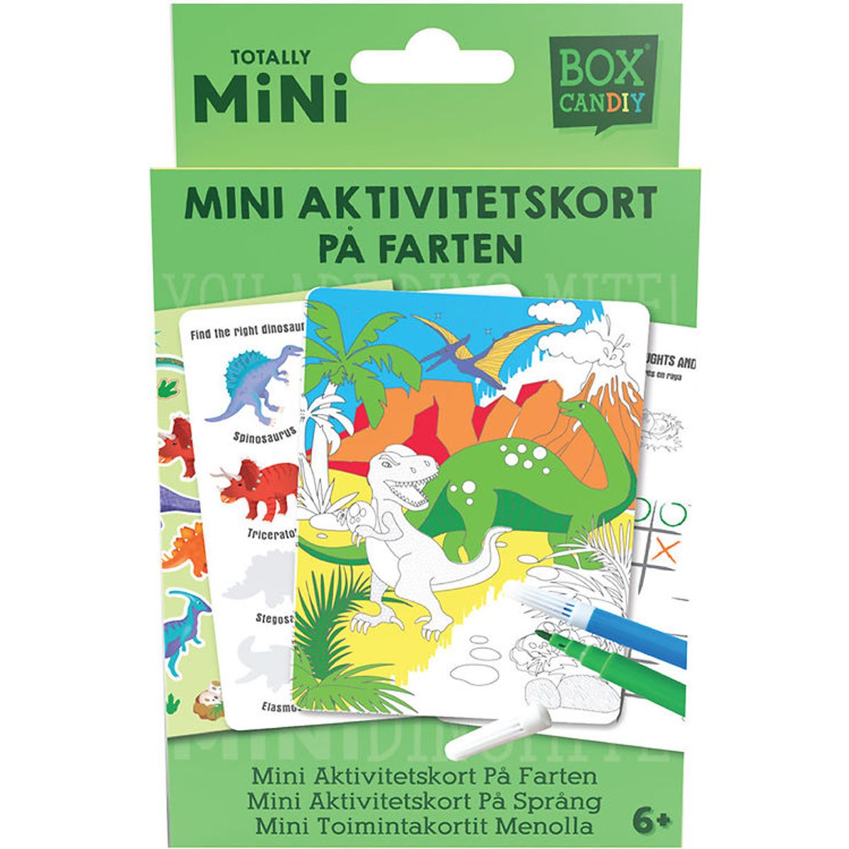 BOX CANDIY Kreasæt - Mini Aktivitetskort - 16 stk. - Totally Min