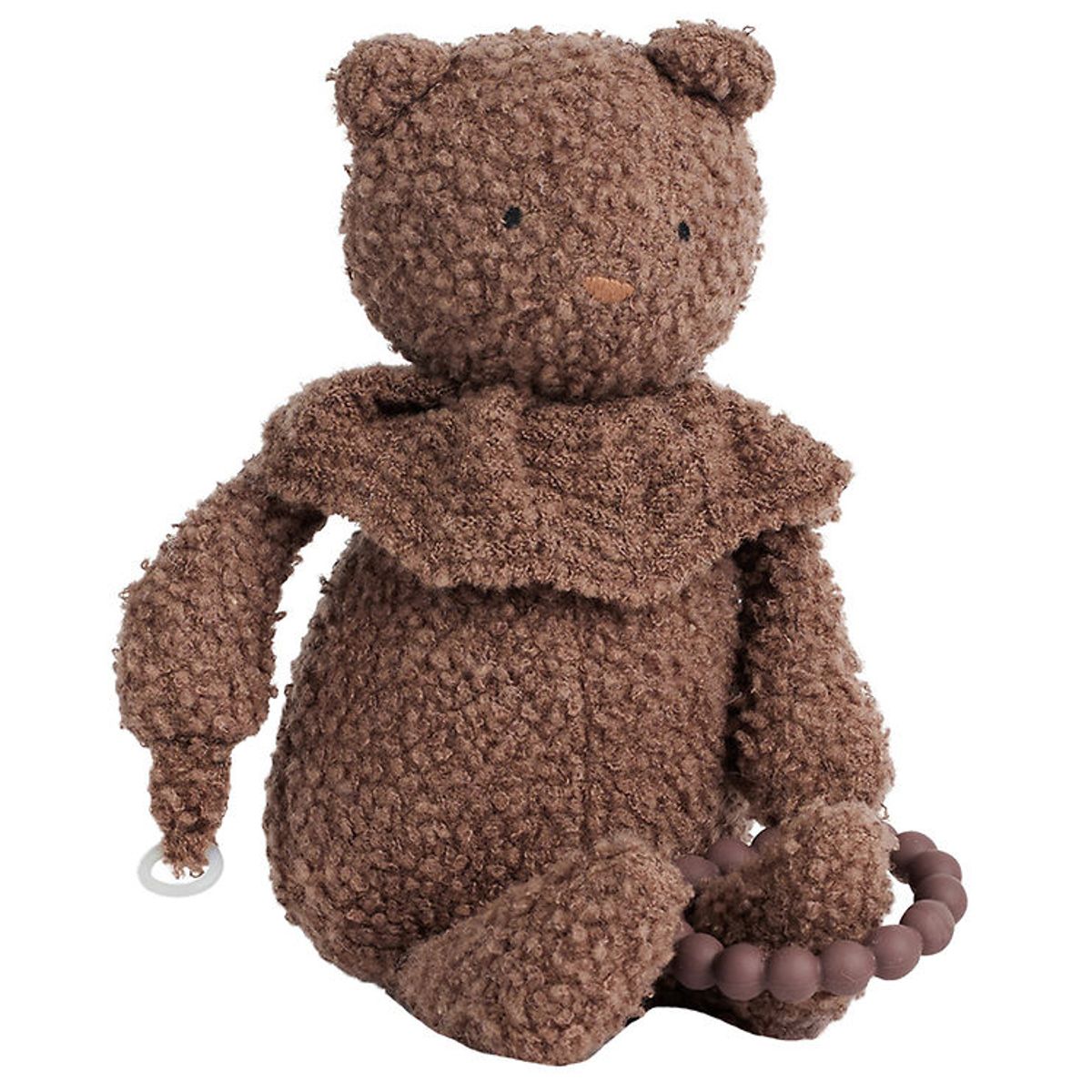 Smallstuff Aktivitets Bamse - Uld - 35 cm - Rose Brown