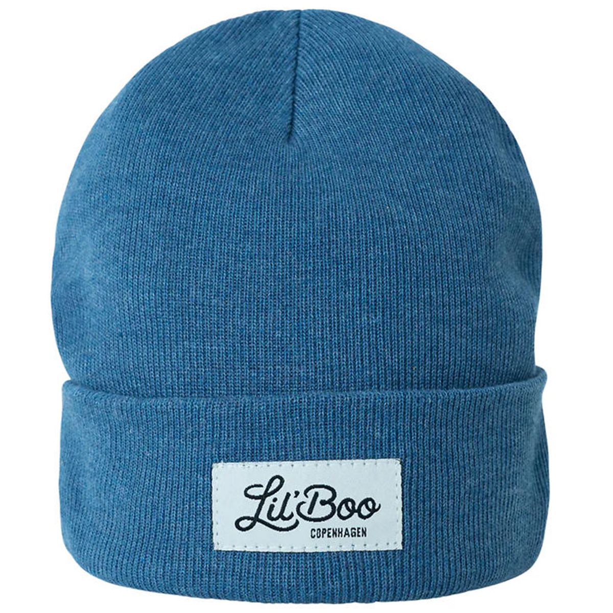 Lil'Boo Copenhagen Hue - strik - Classic Beanie - Med Blue