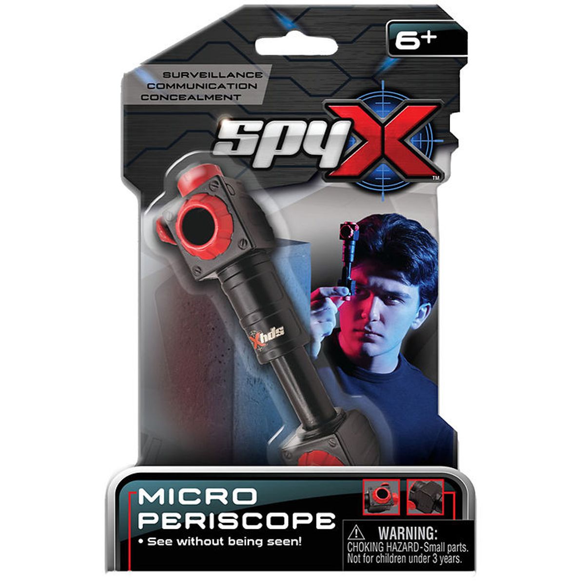 SpyX - Micro Periscope - Sort/Rød