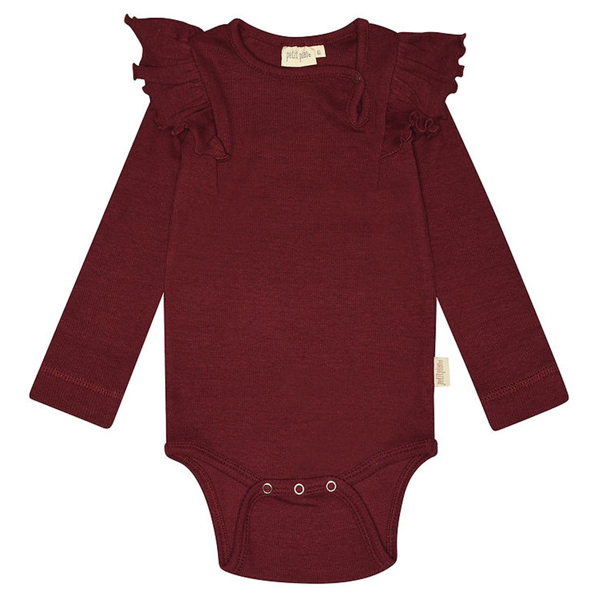 Petit Piao Body l/æ - Rib - Modal - Dark Cherry