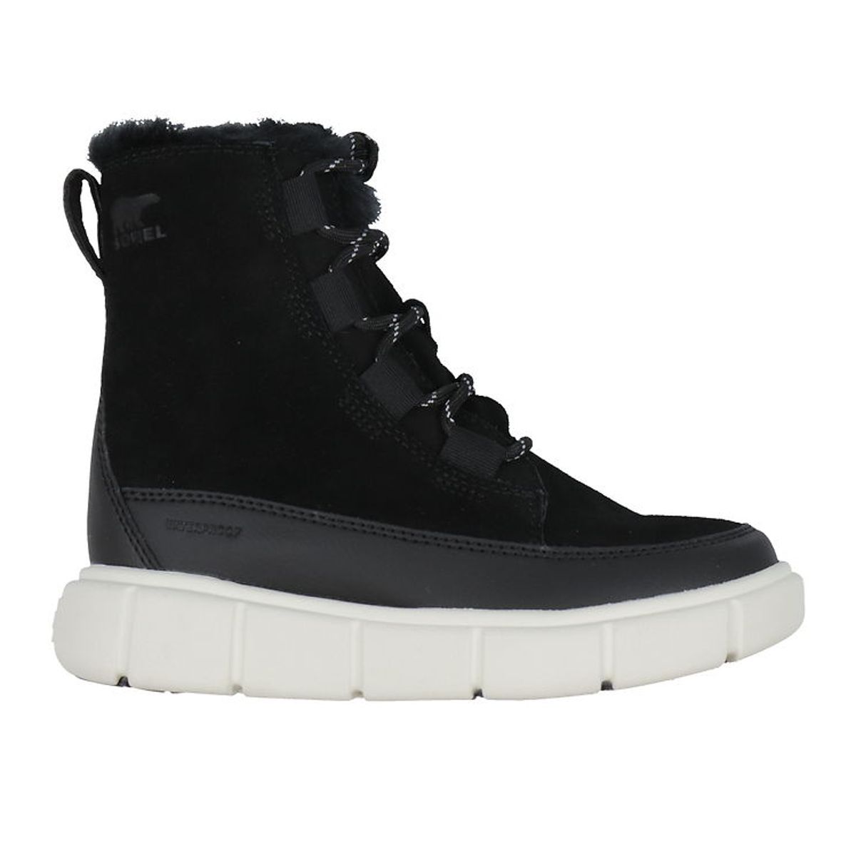 Sorel Vinterstøvler - Youth Explorer lll Lace - Sort/Sea Salt