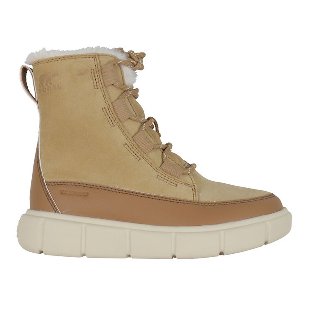 Sorel Vinterstøvler - Youth Explorer lll Lace - Tawny Buff/Bleac