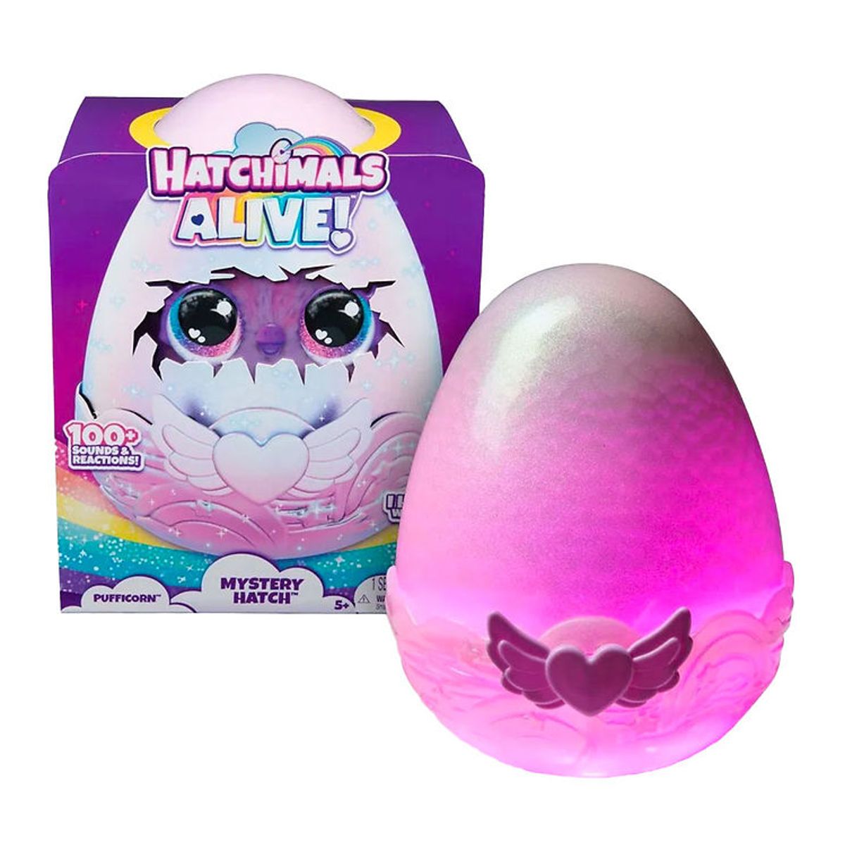 Hatchimals Bamse - Alive Mystery Hatch - Pufficorn - Assorteret