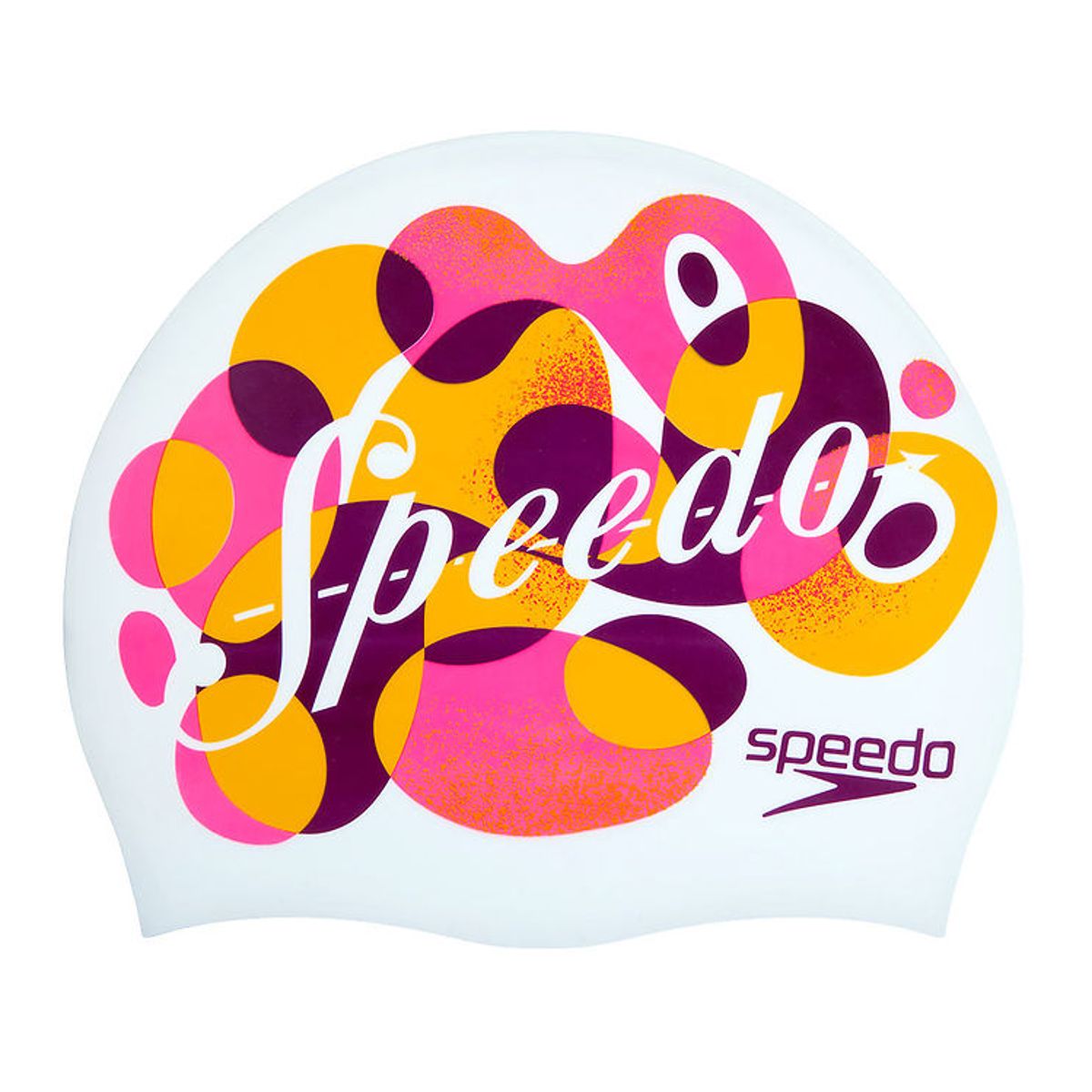 Speedo Badehætte - Junior - Silicone - Hvid/Orange