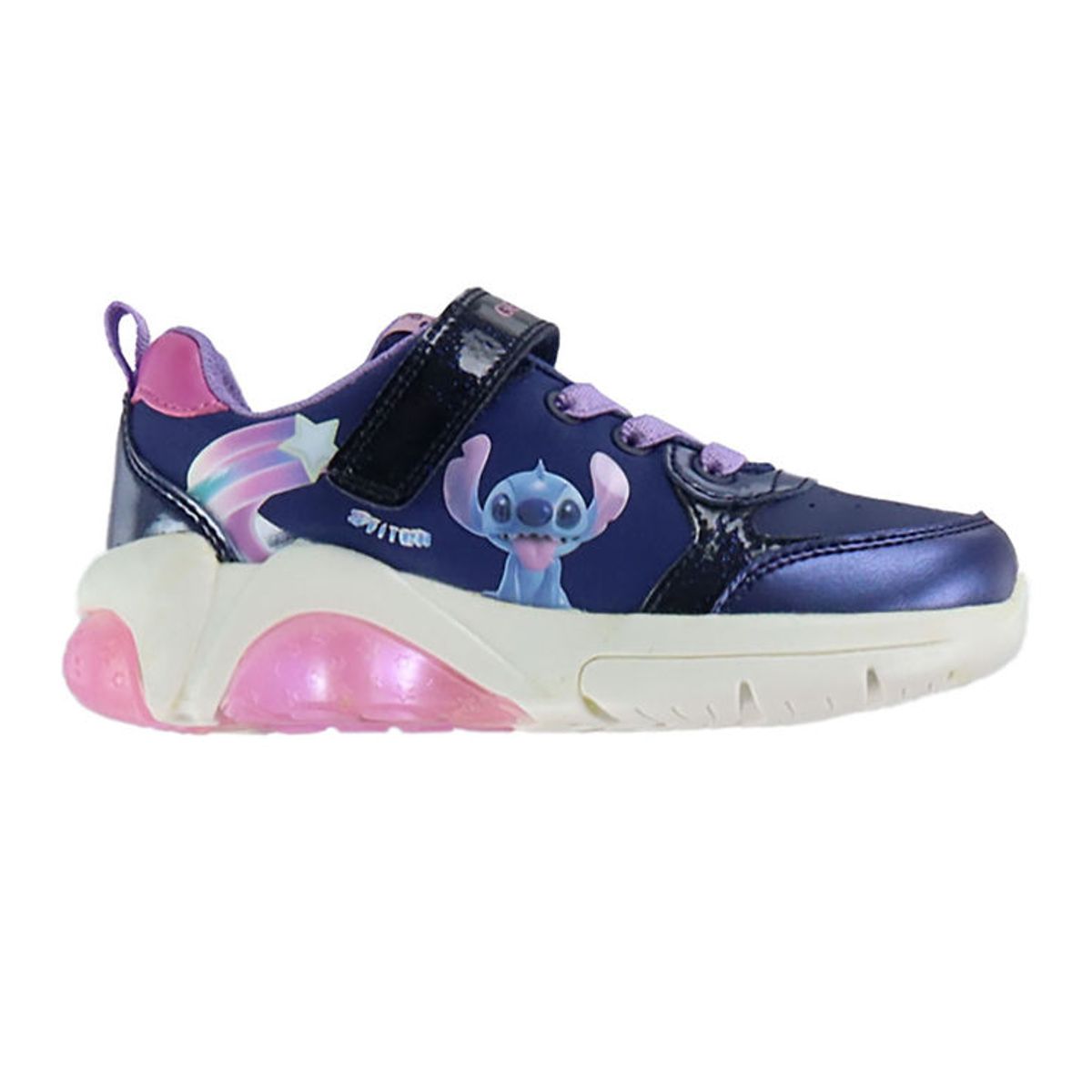 Geox Sko - J Fadinlight - Navy/Fuchsia