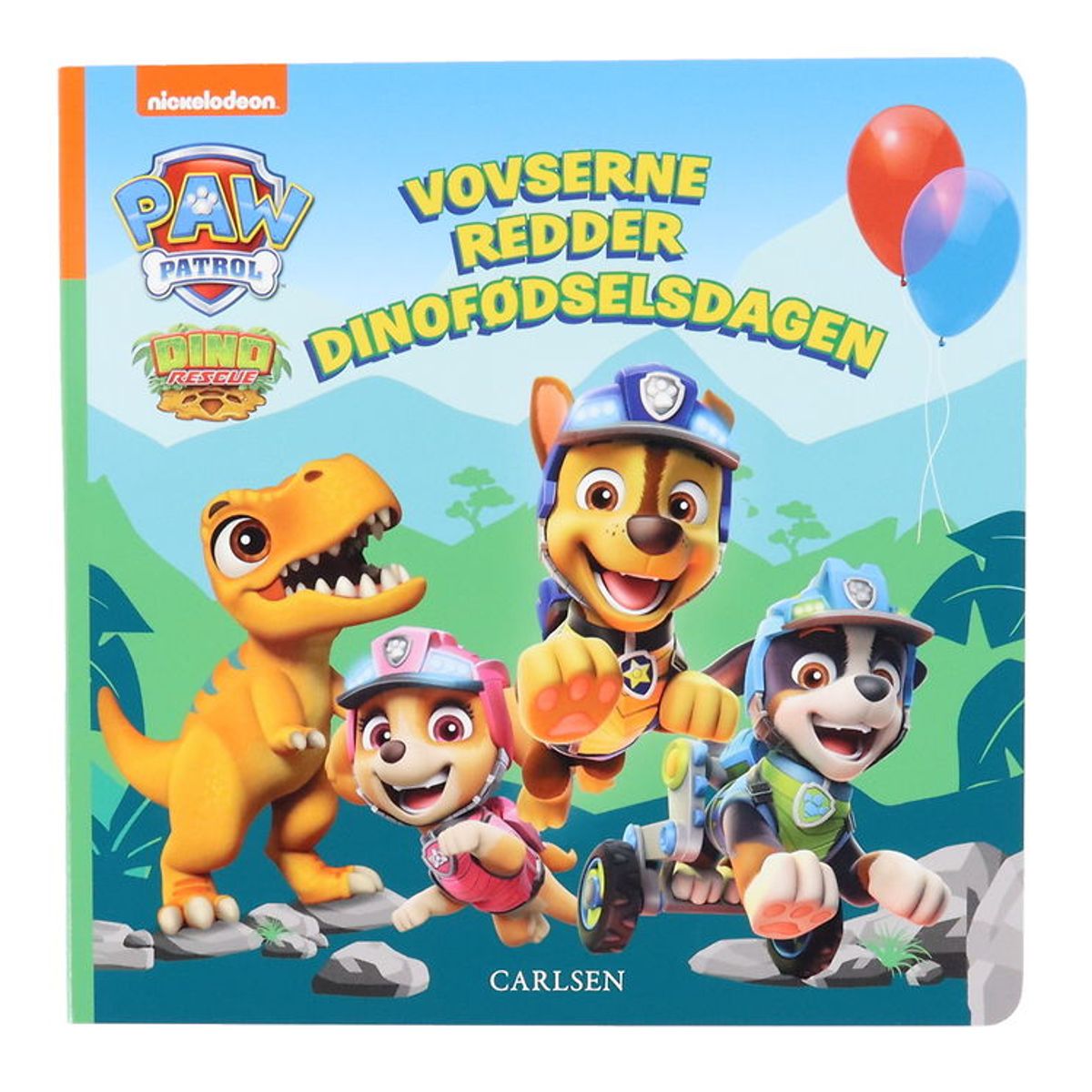 Forlaget Carlsen Bog - Paw Patrol - Vovserne Redder Dinofødselsd