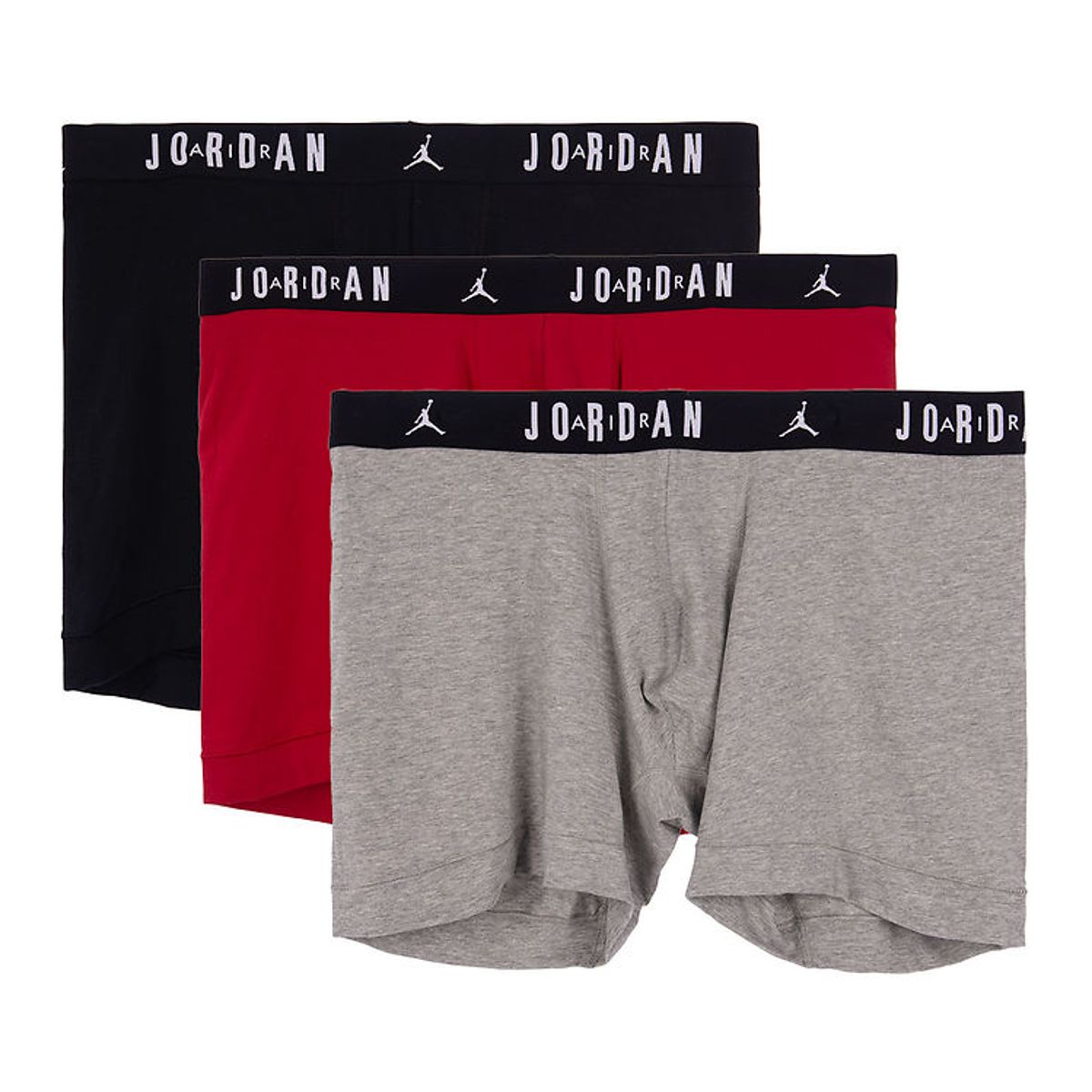 Jordan Boxershorts - 3-pak - Sort/Rød/Grå