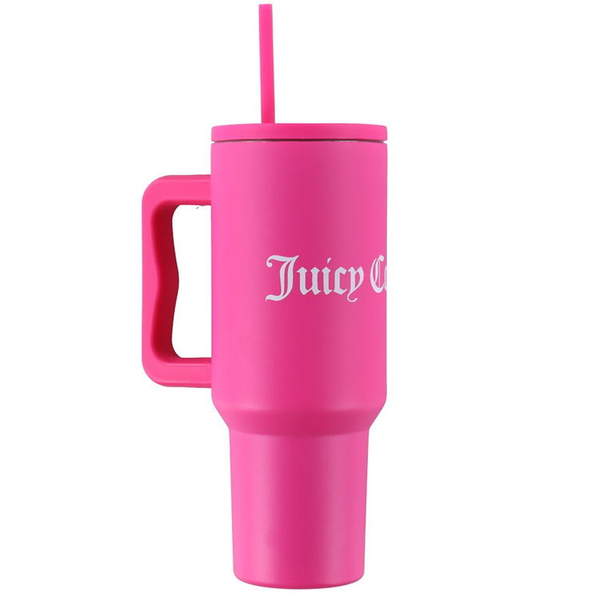 Juicy Couture Termokop m. Sugerør - 1,2 liter - Hot Pink