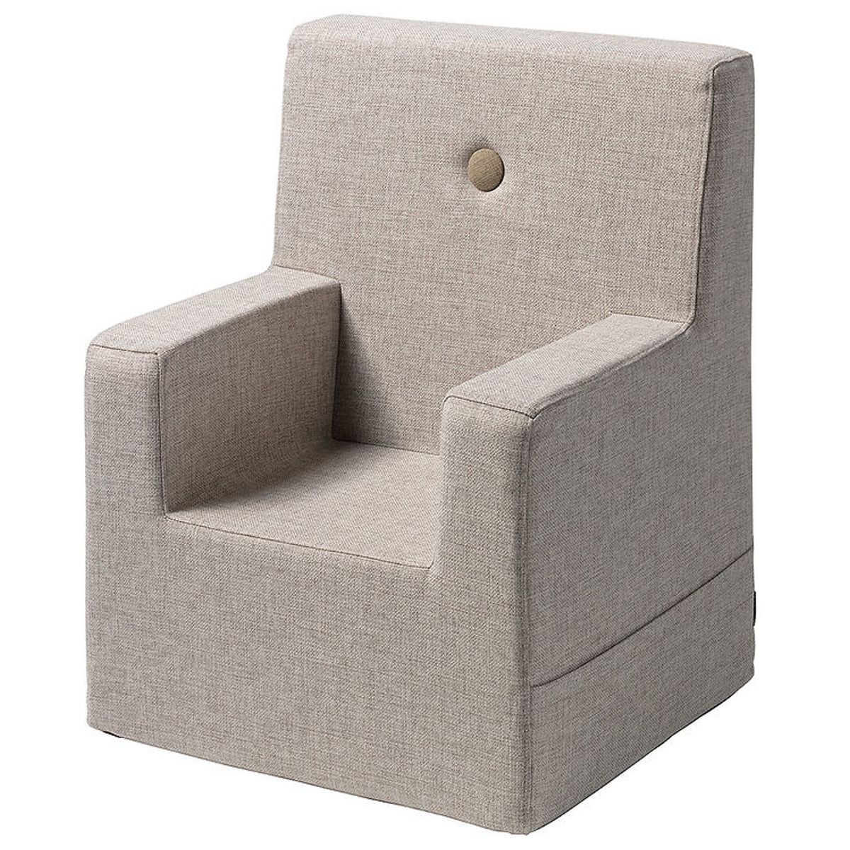 by KlipKlap Lænestol - Kids Chair XL - 63x49x42 cm - Beige w. Sa