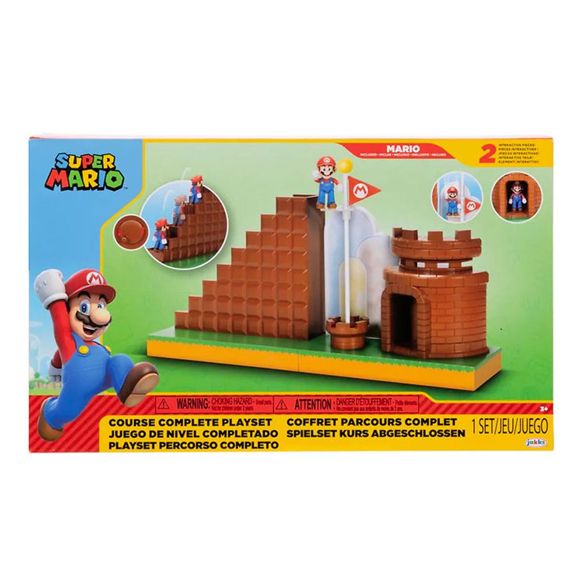 Super Mario - Nintendo Super Mario 2.5 Level End Playset