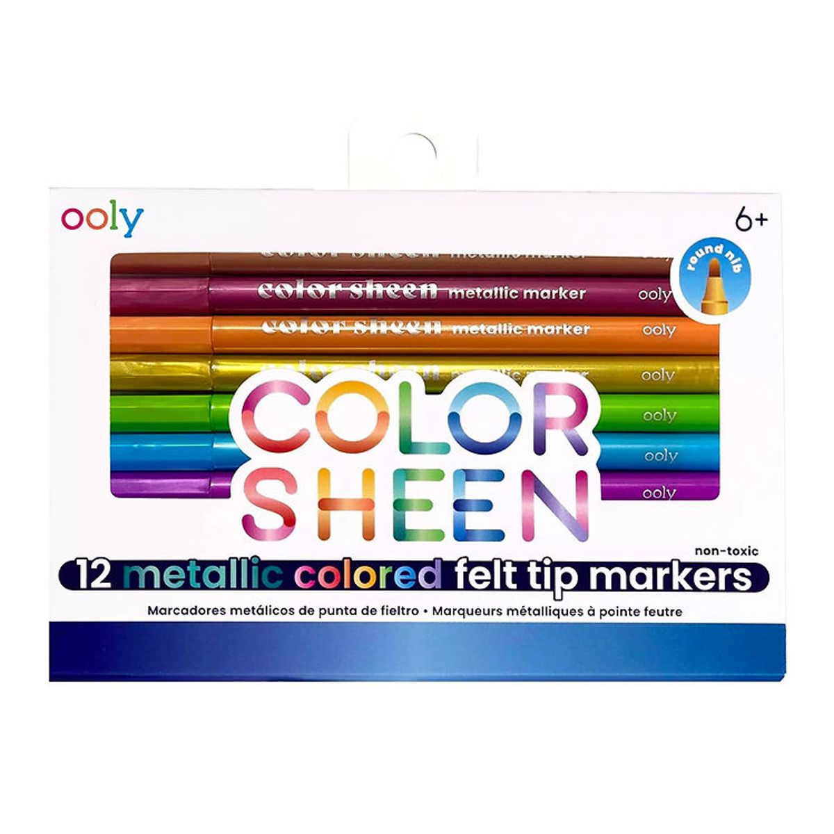 Ooly Tuscher - Color Sheen Metallic - 12 stk