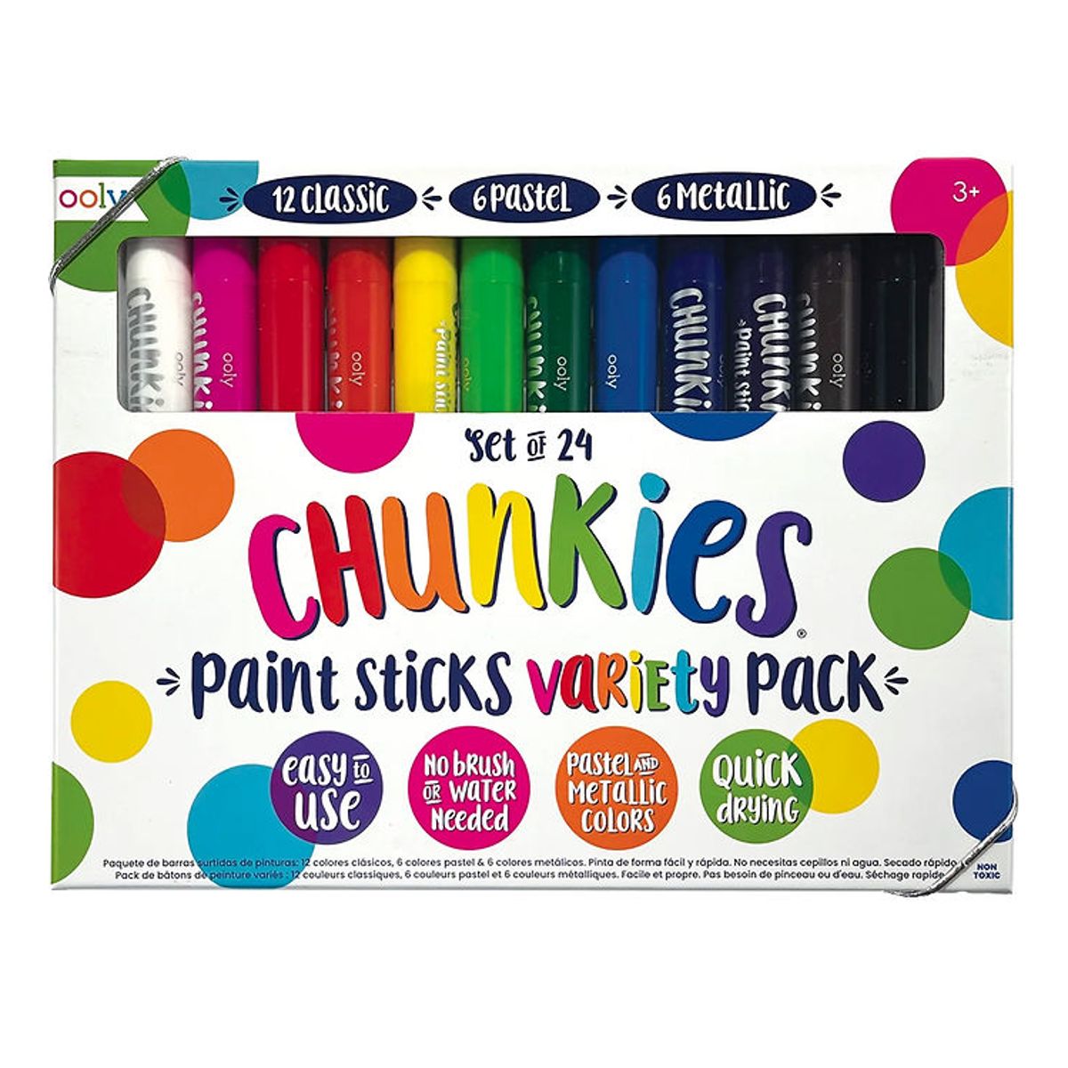 Ooly Tuscher - Chunkies Paint Sticks - 24 stk