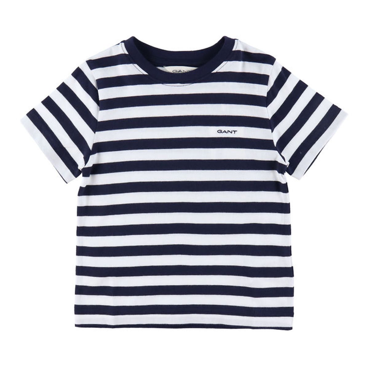 GANT T-Shirt - Striped Shield - Evening Blue