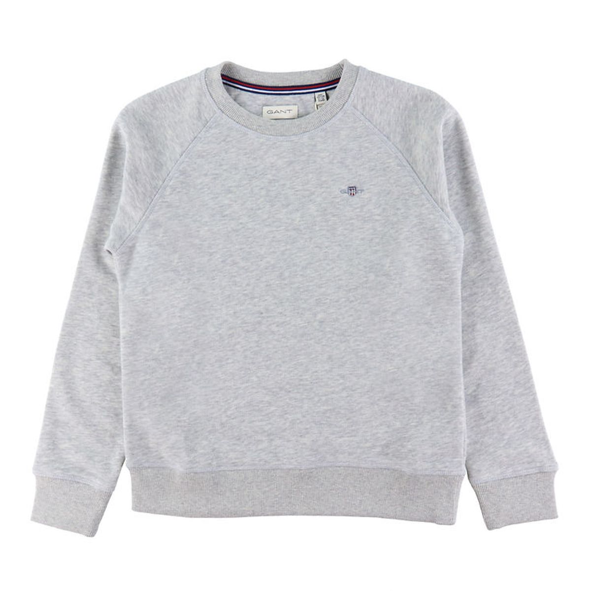 Gant Sweatshirt - Shield C-Neck - Light Grey Melange