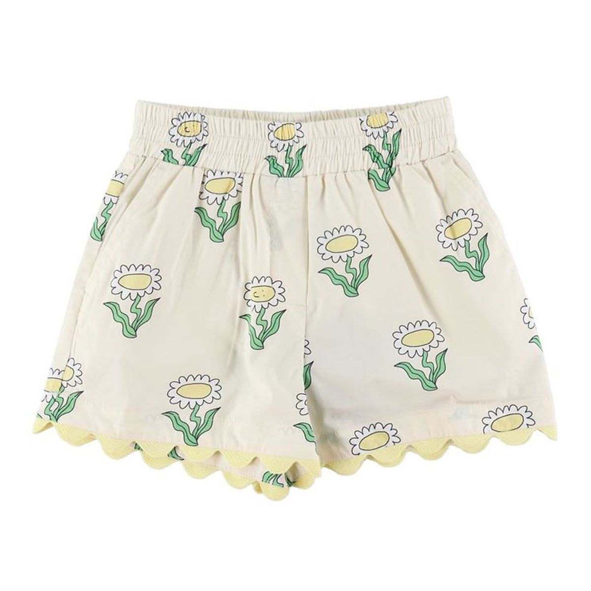 Stella McCartney Kids Shorts - Creme m. Blomster