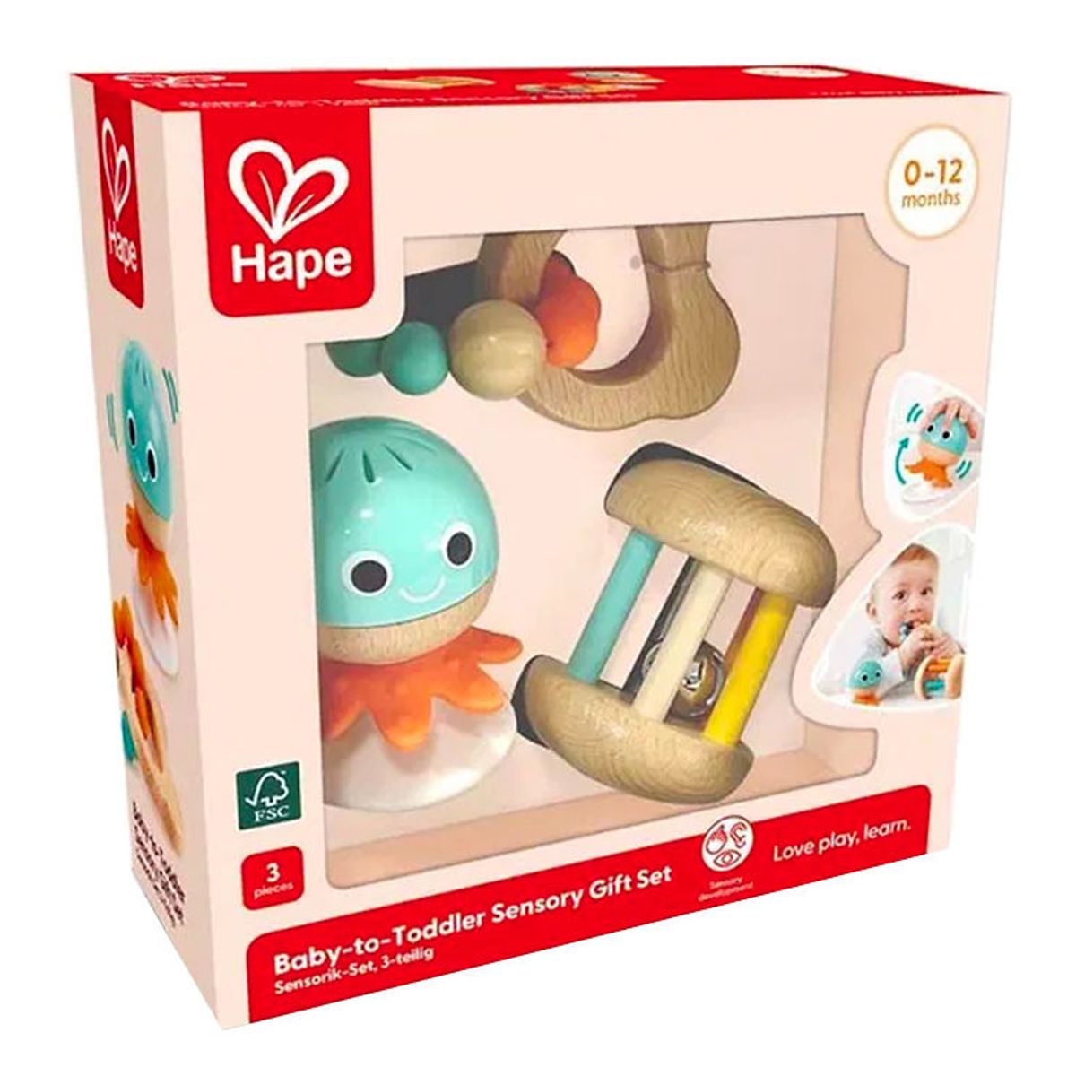 Hape Aktivitetslegetøj - Baby-to-Toddler Gift Set