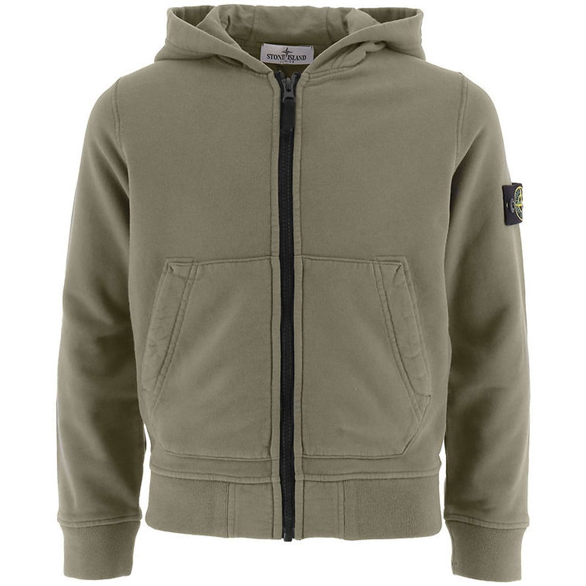 Stone Island Cardigan - Mud m. Logo