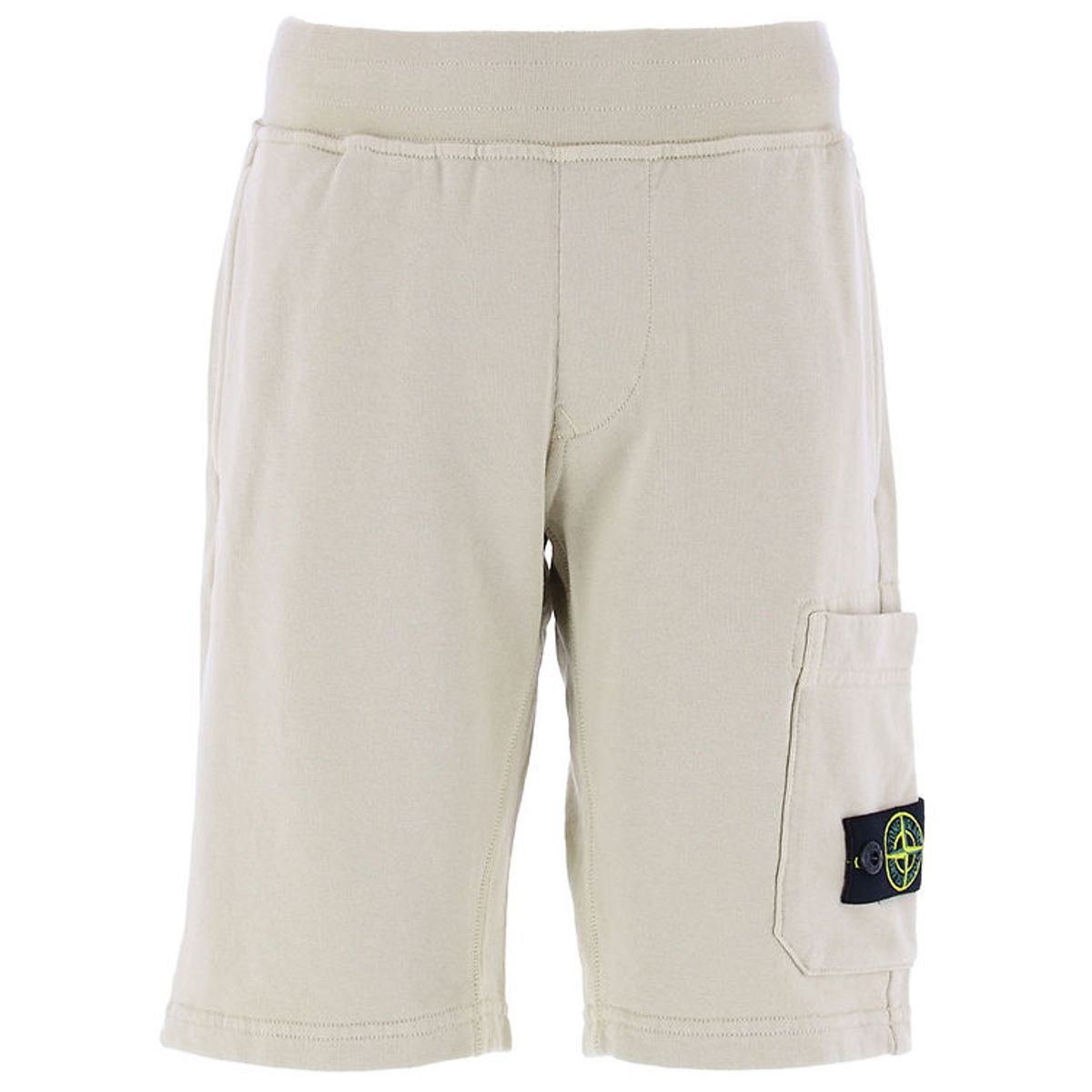 Stone Island Sweatshorts - Sand m. Logo