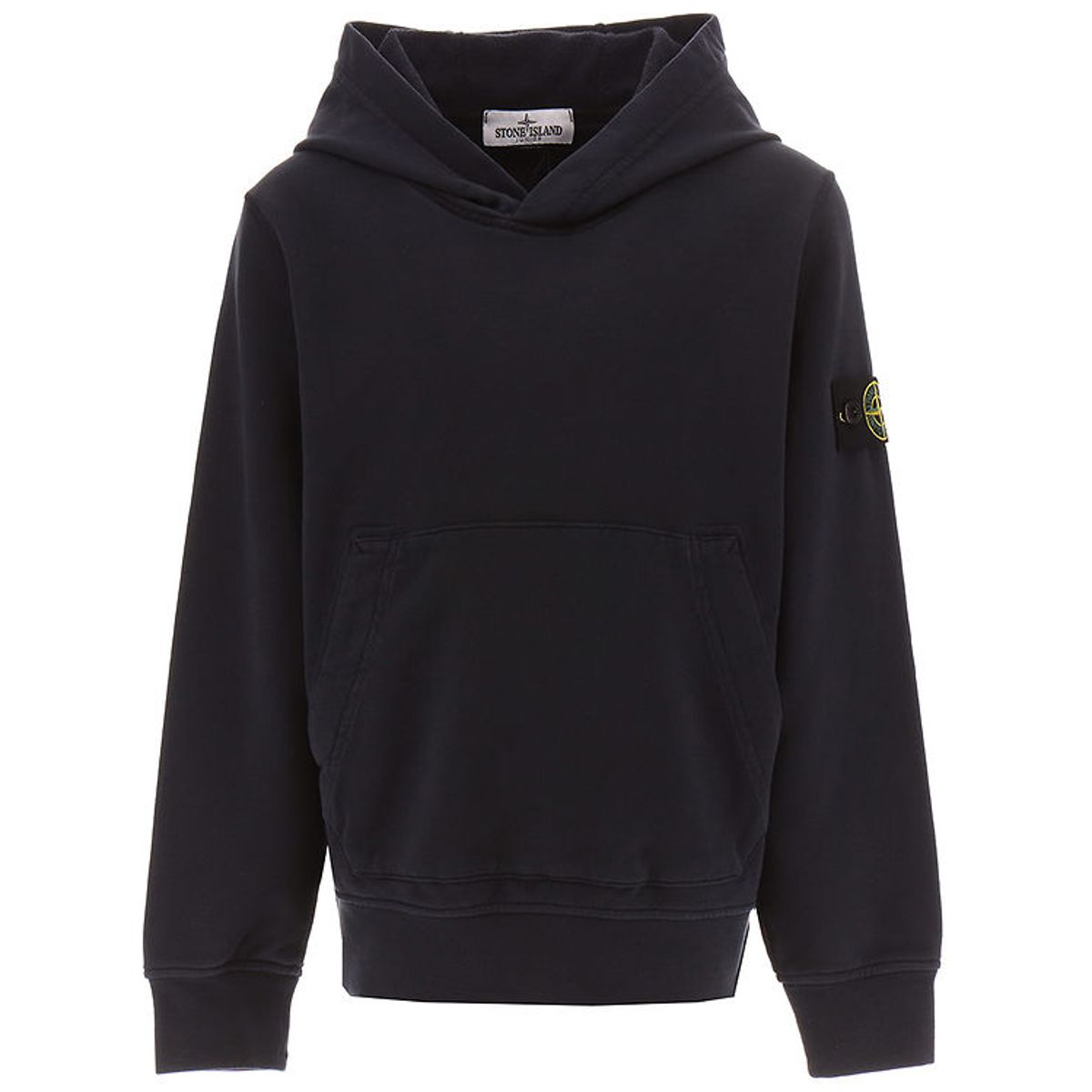 Stone Island Hættetrøje - Navy Blue m. Logo