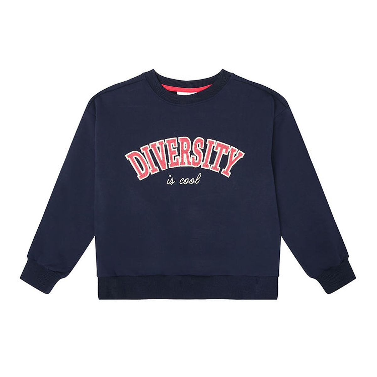 The New Sweatshirt - TnLadina - Navy Blazer m. Rød