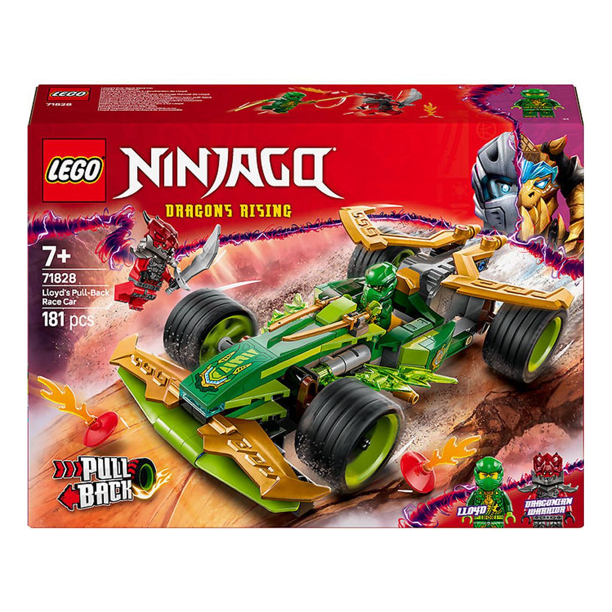 LEGO ® Ninjago - Lloyds Pull-back-racerbil 71828 - 181 Dele