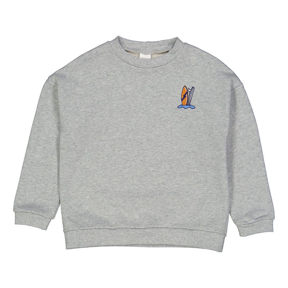 Freds World Sweatshirt - Surf - Gråmeleret