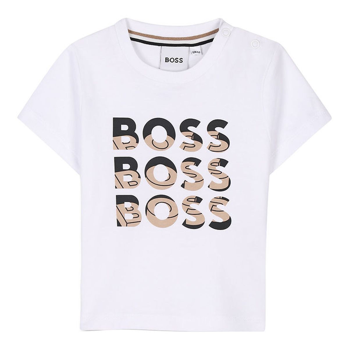 BOSS T-shirt - Hvid m. Print