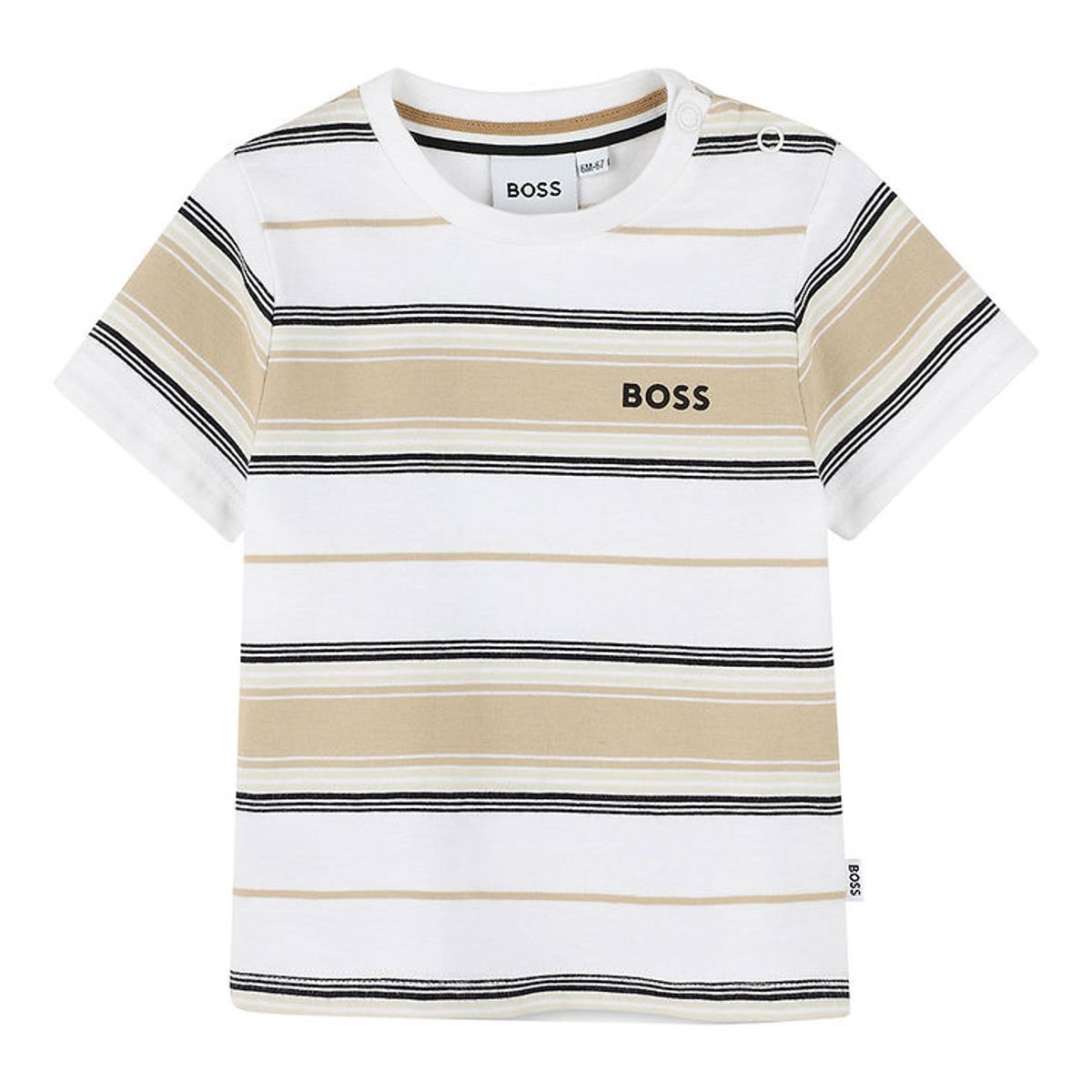 BOSS T-shirt - Stone/Off White