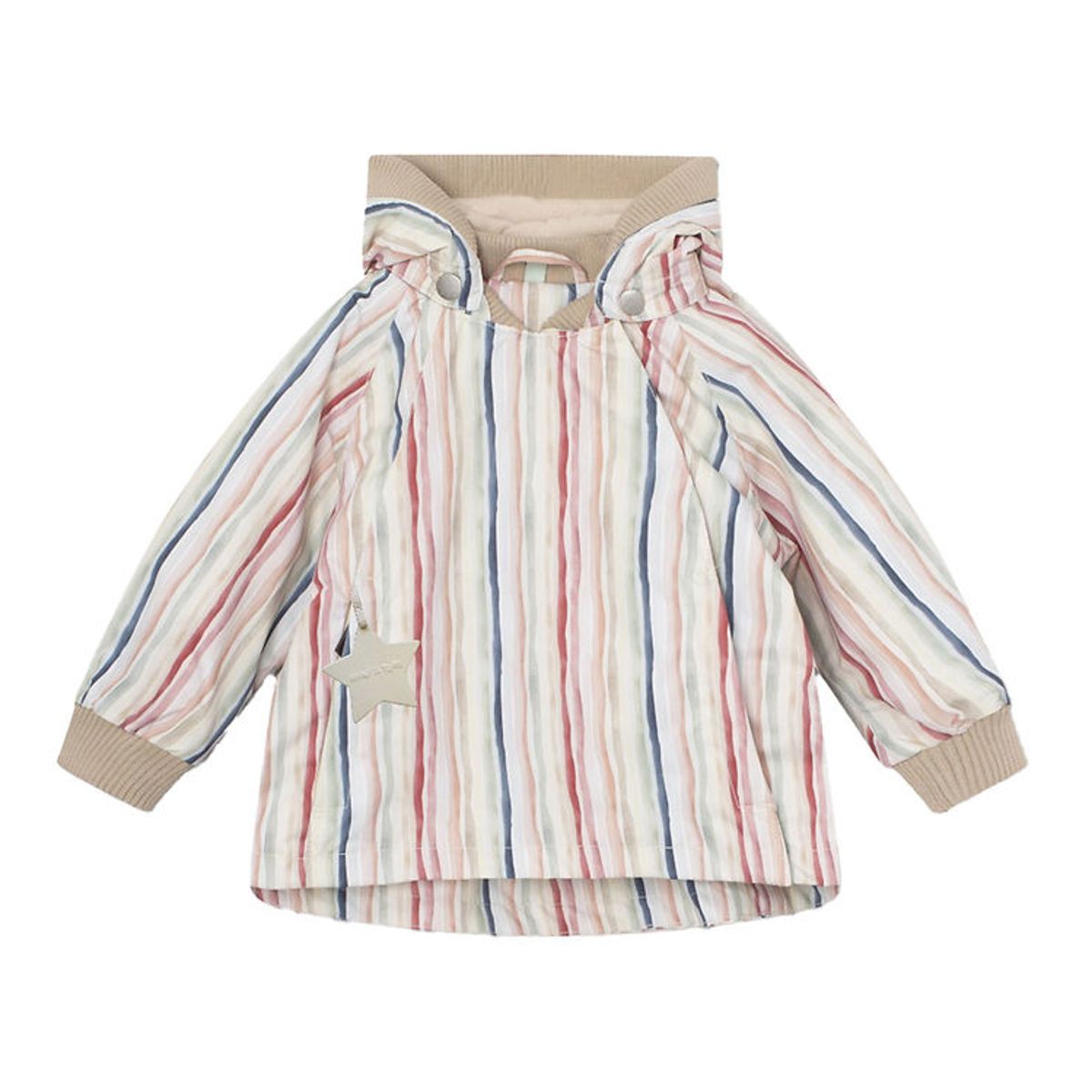 Mini A Ture Sommerjakke - MatWiami Fleece - Watercolor Stripes