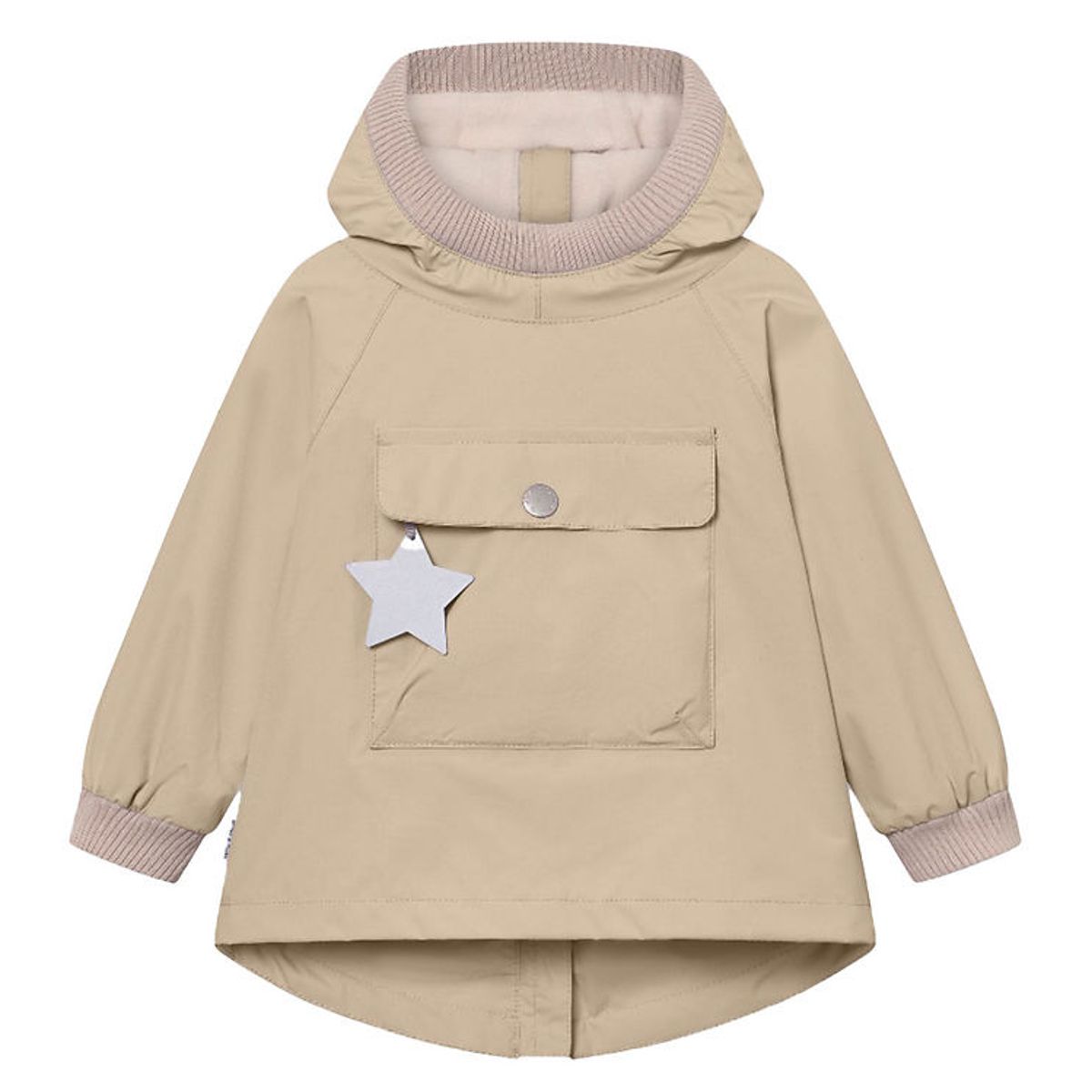 Mini A Ture Sommerjakke - MatBaby Vito Fleece Anorak - Sesame