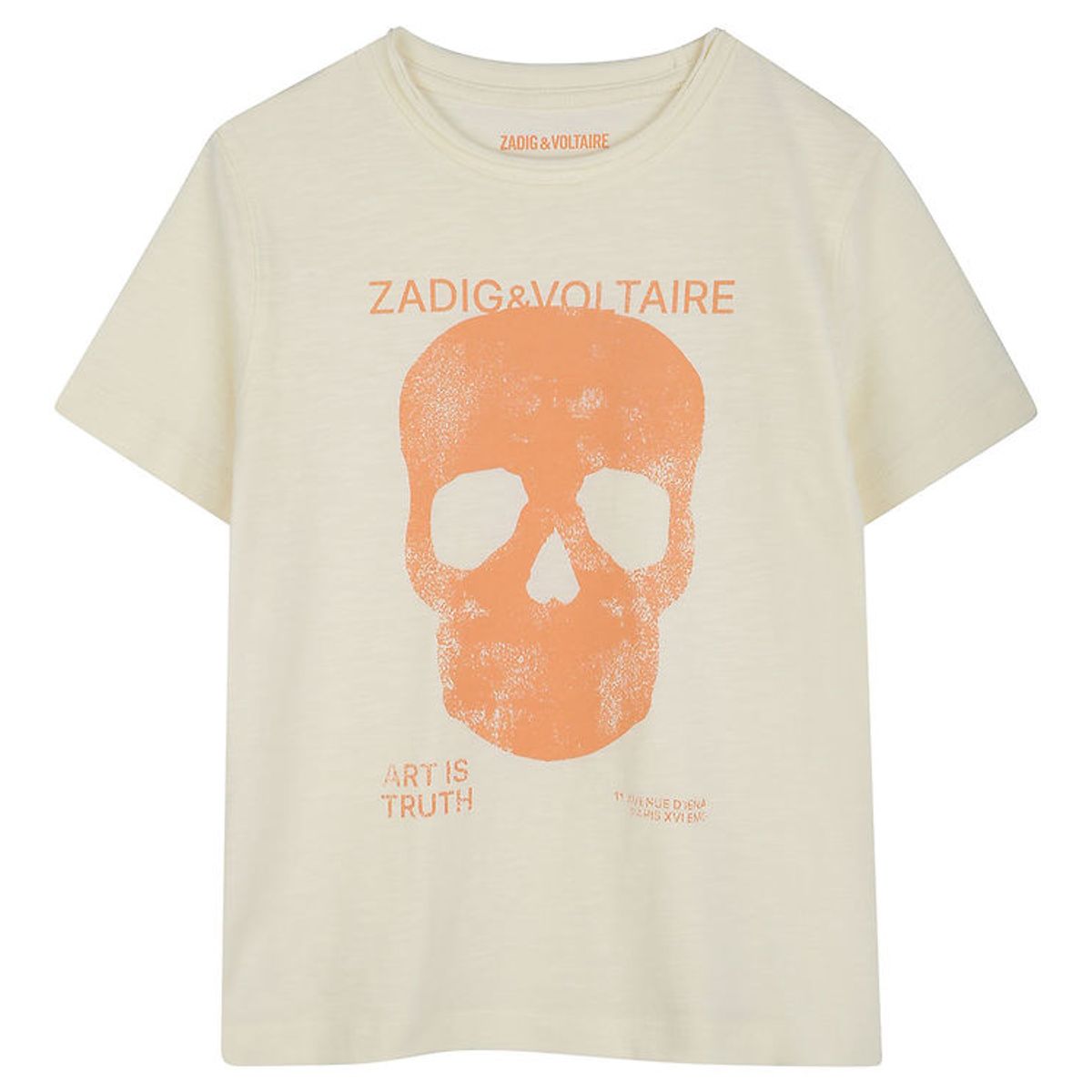 Zadig & Voltaire T-shirt - Offwhite m. Print