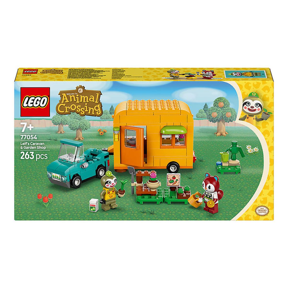 LEGO ® Animal Crossing - Leif m. Campingvogn og Havebutik 77054 -