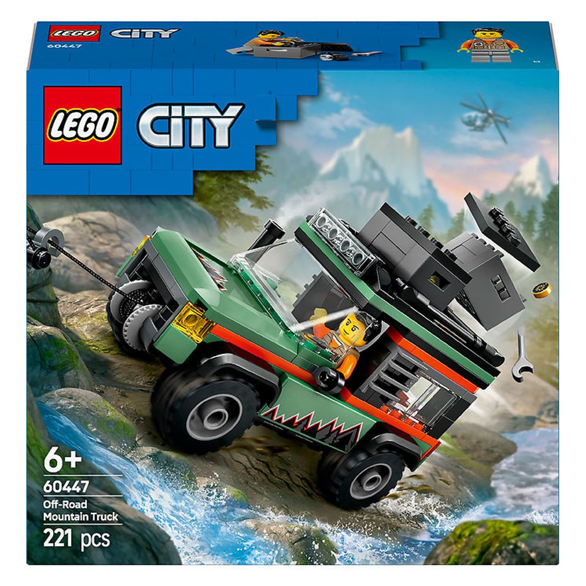 LEGO ® City - Firhjulstrukket Bjerg-Offroader 60447 - 221 Dele