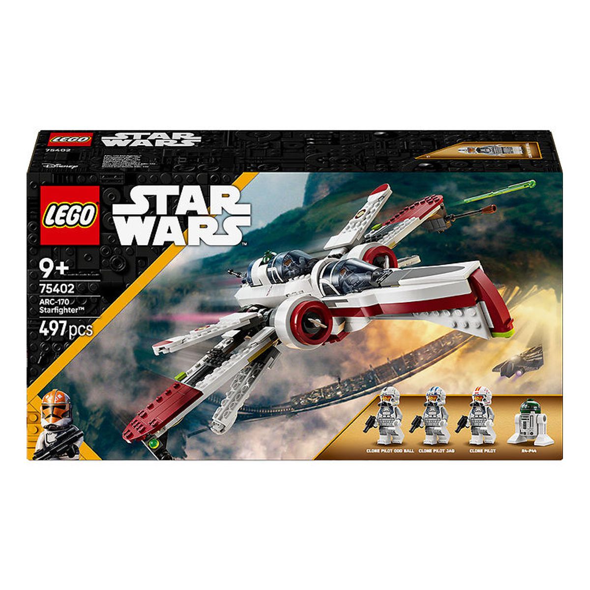 LEGO ® Star Wars - ARC-170-Stjernejager 75402 - 497 Dele