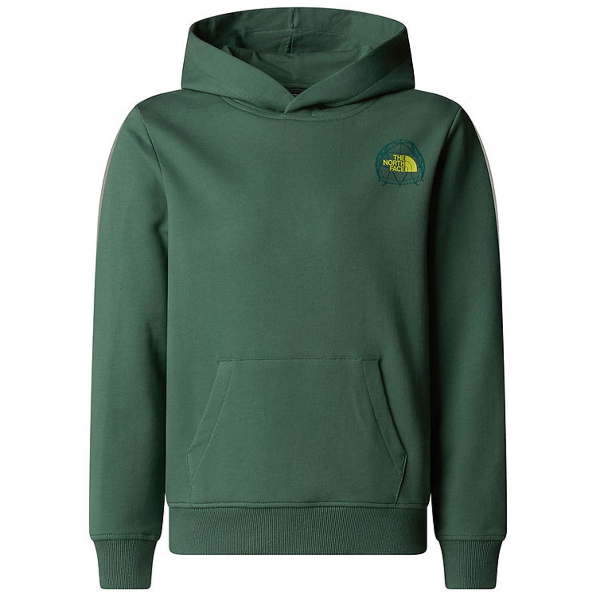 The North Face Hættetrøje - Graphic Relaxed - Duck Green m. Neon