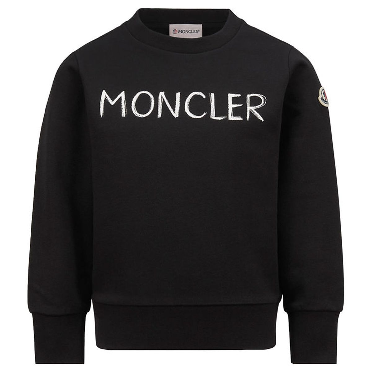 Moncler Sweatshirt - Sort m. Hvid