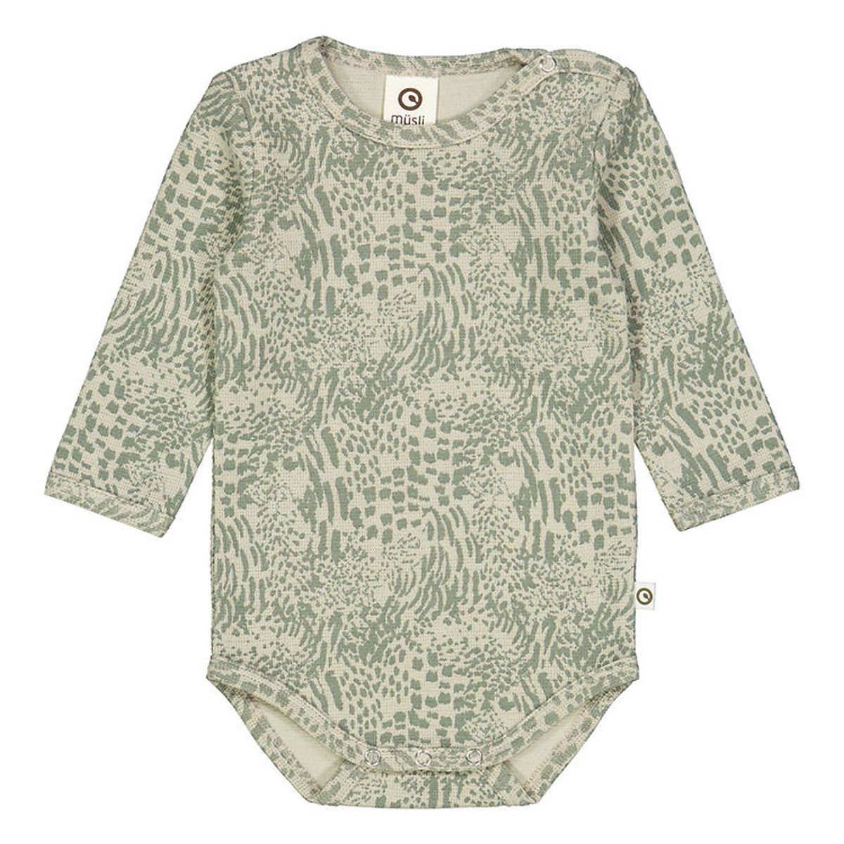 Müsli Body l/æ - Leopard - SofT Green/Poetry Green