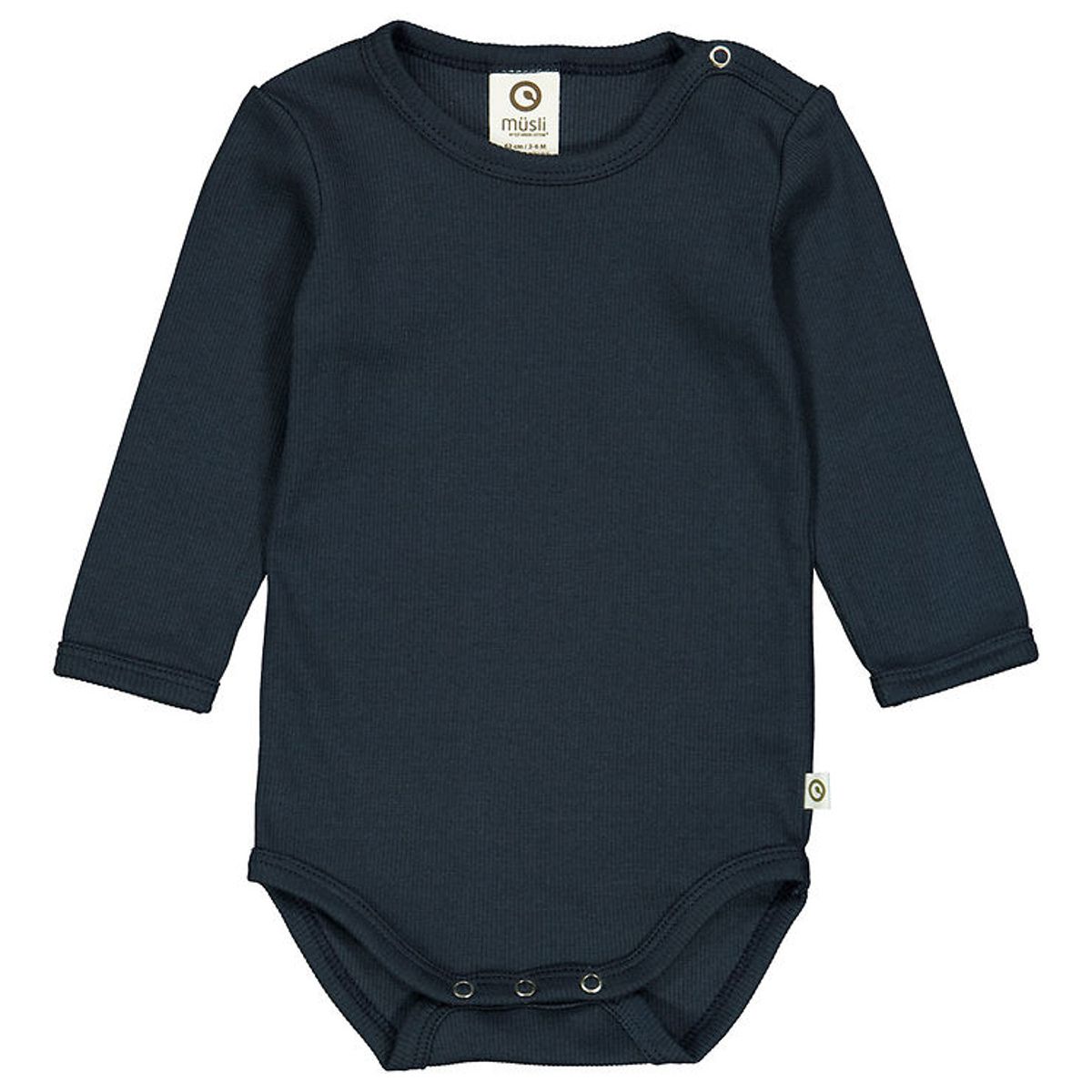 Müsli Body l/æ - Cozy Me Rib Plain - Night Blue