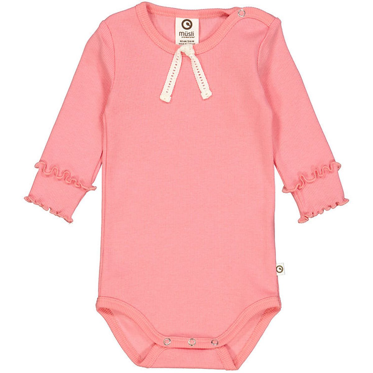 Müsli Body l/æ - Rib - Cozy Me - Bubblegum