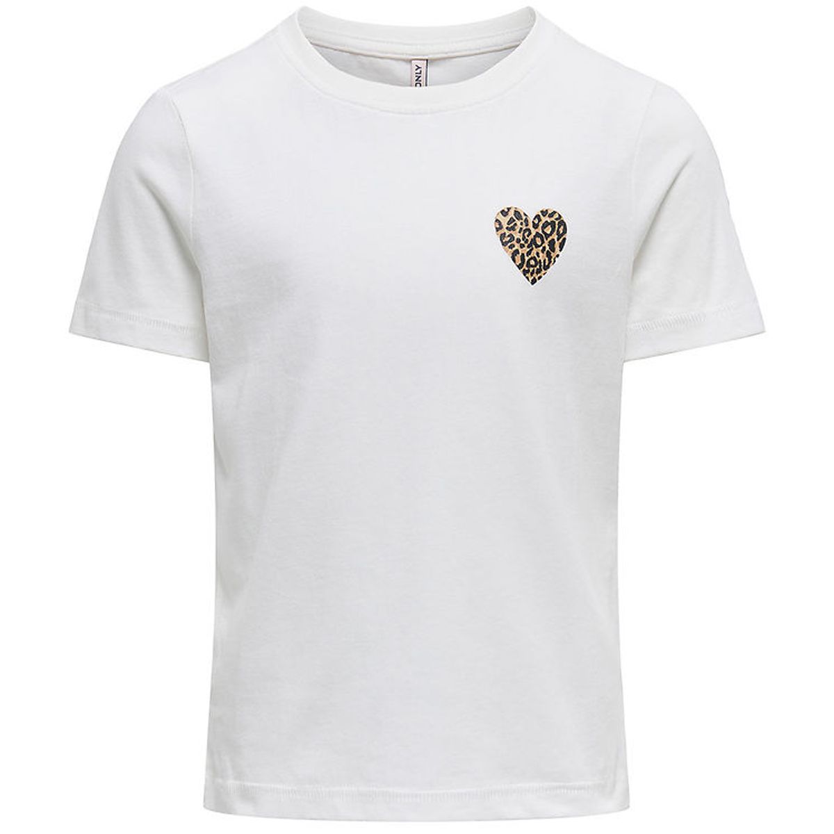 Kids Only T-shirt - KogLany - Cloud Dancer/Leo Heart