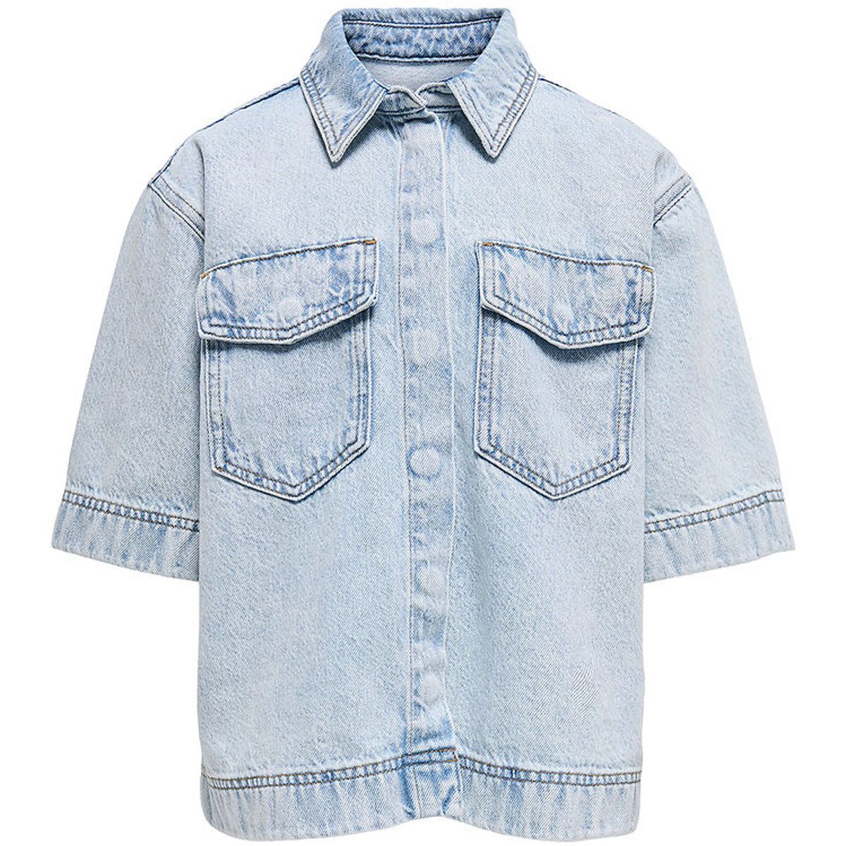 Kids Only Denimjakke - KogSophie - Light Blue Denim