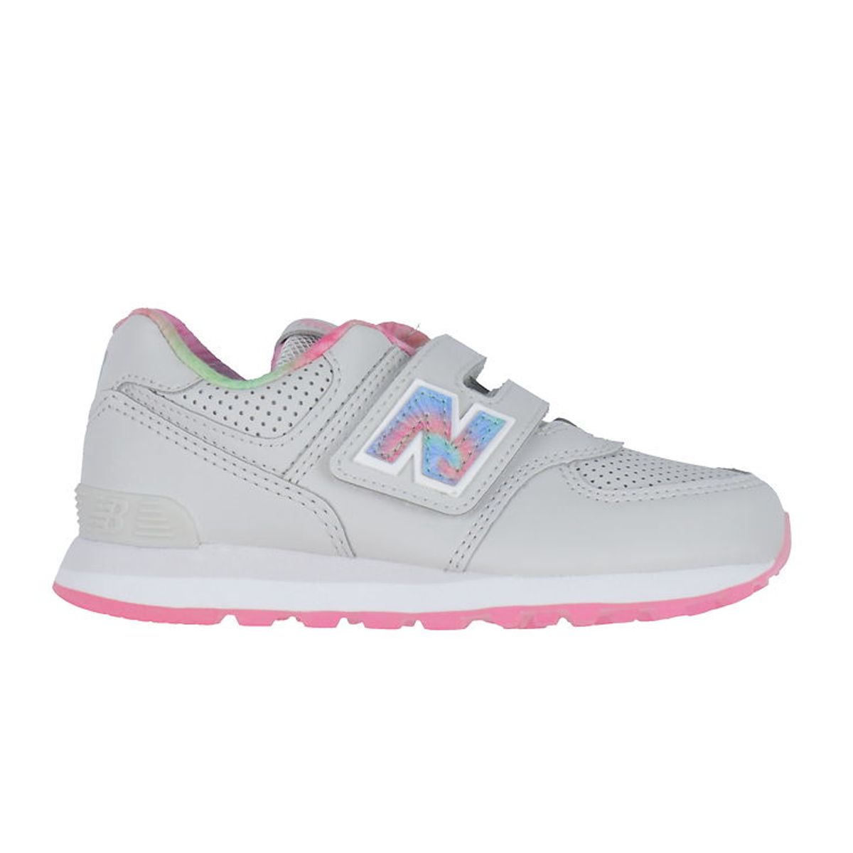 New Balance Sko - 574 - Grey Matter/Signal Pink