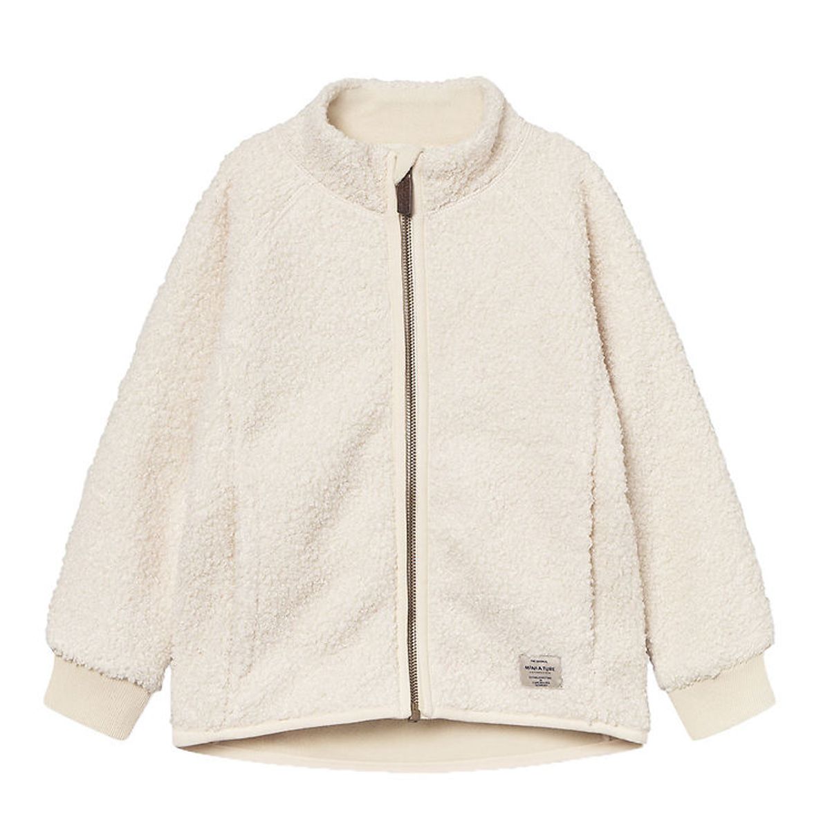 Mini A Ture Fleecejakke - Teddy - MatCedric - Angora Cream