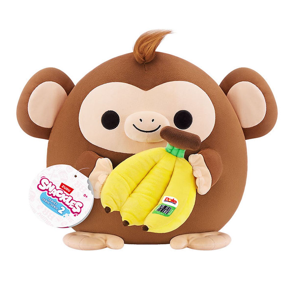 Snackles Bamse - 35 cm - Aben Riko m. Bananer