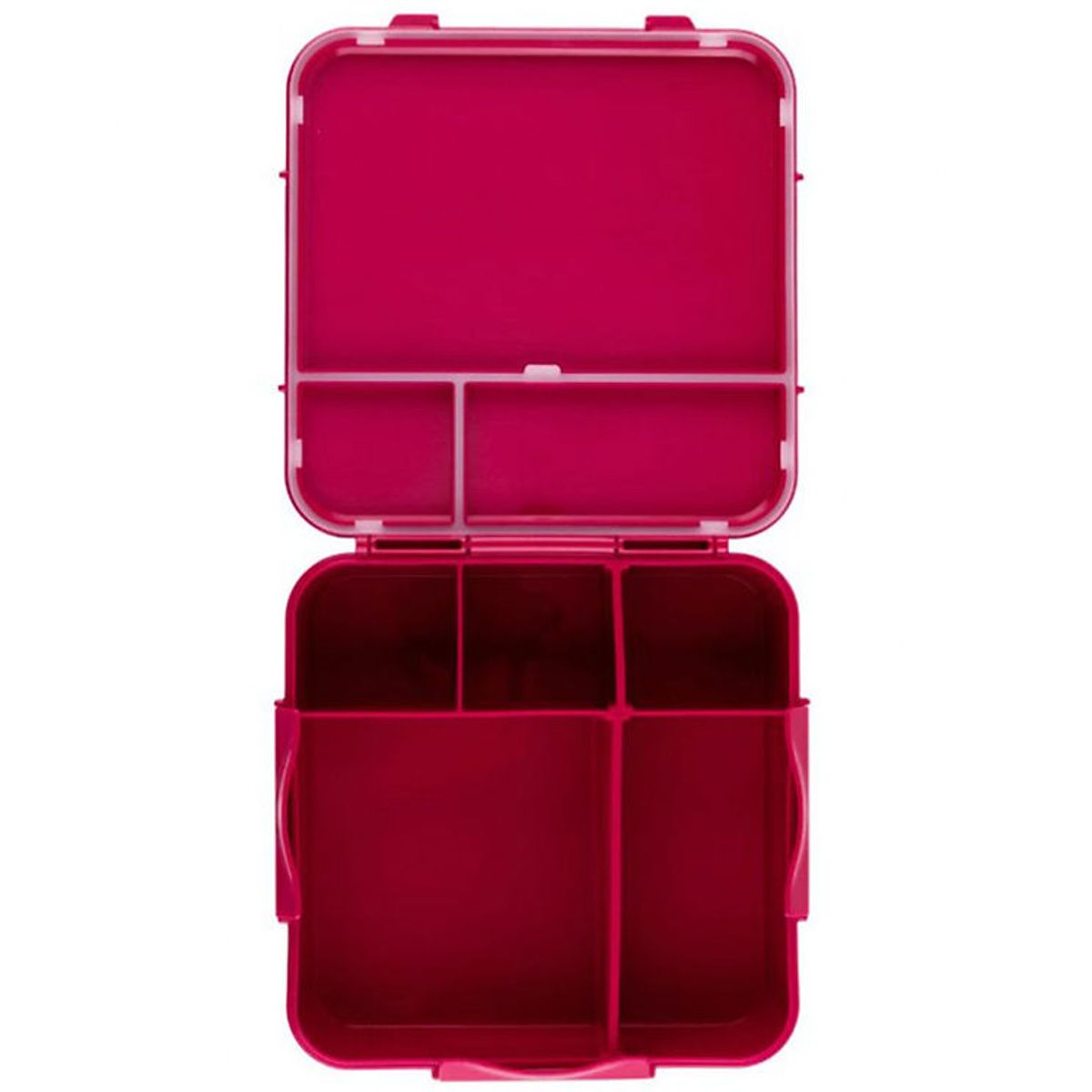 MontiiCo Madkasse m. 5 Rum - Bento Plus - 1,3 l - Crimson