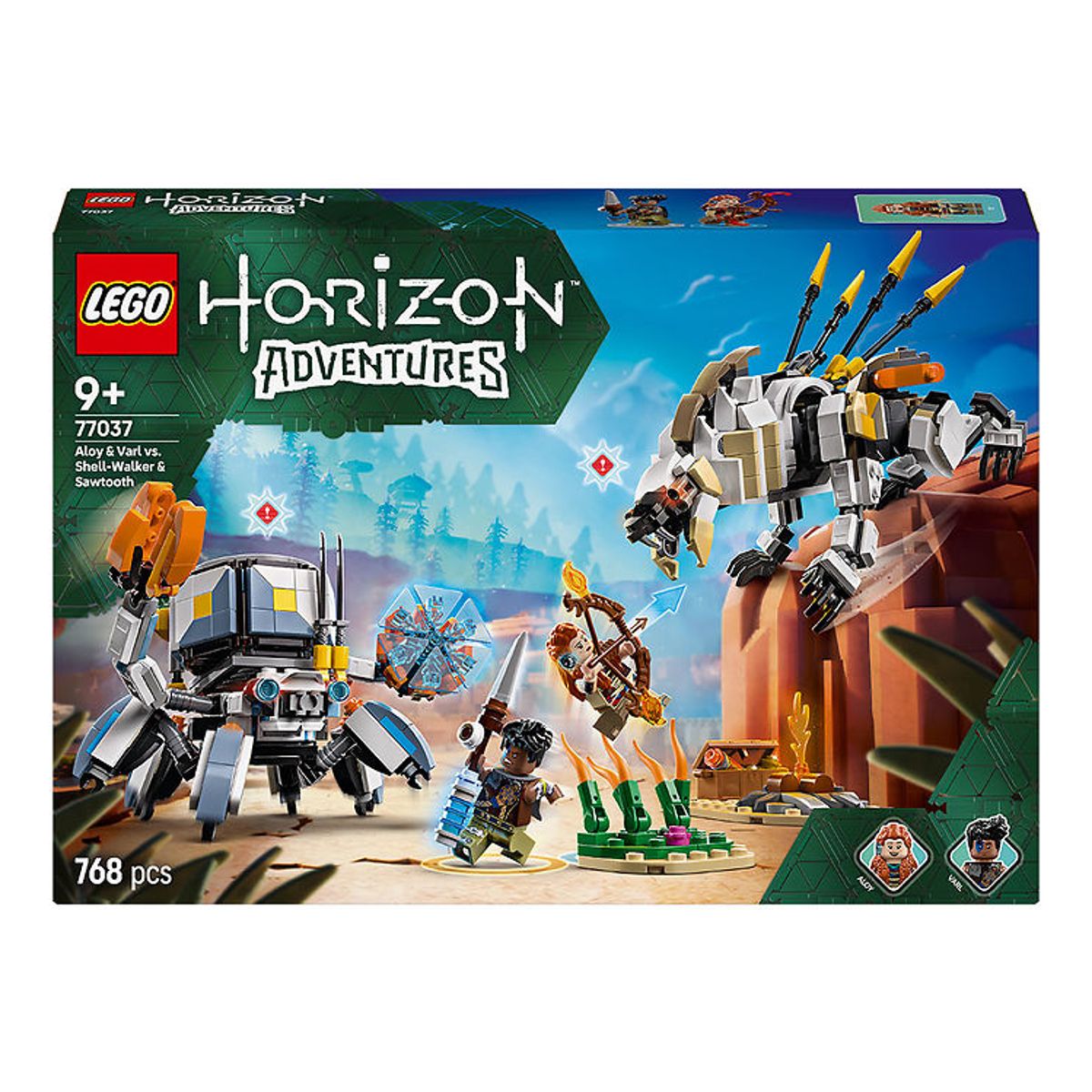 LEGO ® Horizon Adventures - Aloy Og Varl 77037 - 768 Dele