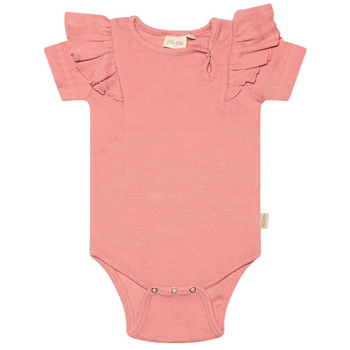 Petit Piao Body k/æ - Rib - Modal - Sea Shell Pink