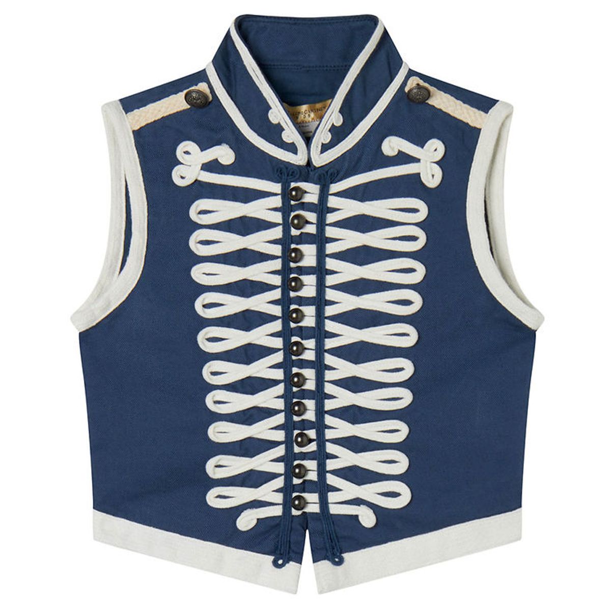 Stella McCartney Kids Vest - Navy m. Hvid