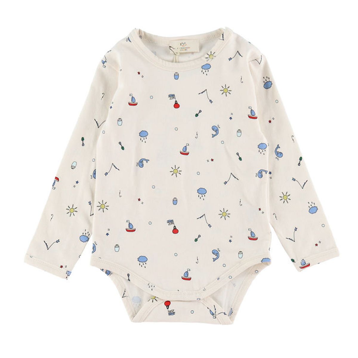 Copenhagen Colors Body l/æ - Cream Fishing Print